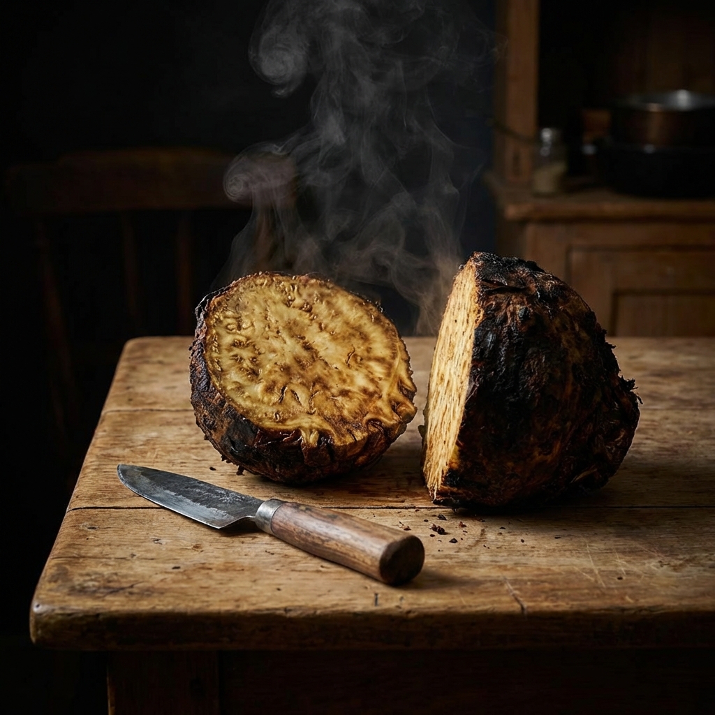Baked celeriac